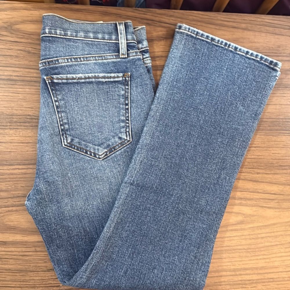 No Brand Womens High Rise Bootcut Denim Jeans